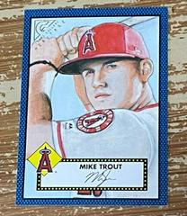 Mike Trout [Blue] Baseball Cards 2018 Topps Gallery Heritage Prices
