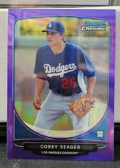 Corey Seager [Fielding Purple Refractor] #BCP125 Baseball Cards 2013 Bowman Chrome Prospect Prices