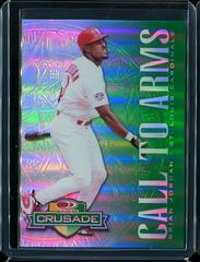 Brian Jordan [Green] Baseball Cards 1998 Donruss Crusade Prices