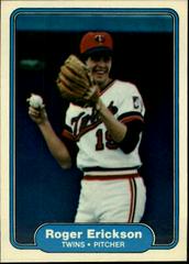 Roger Erickson Baseball Cards 1982 Fleer Prices