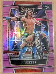 AJ Styles [Pink Prizm] #13 Wrestling Cards 2022 Panini Select WWE Prices