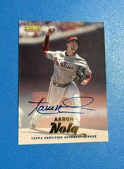 Aaron Nola [Gold Foil] #SCA-AN Baseball Cards 2017 Stadium Club Autographs Prices