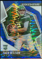 Zach Wilson [Blue Pulsar Prizm] Football Cards 2021 Panini Rookies and Stars Prices