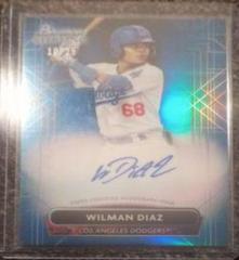Wilman Diaz [Blue] #BSP-100 Baseball Cards 2022 Bowman Sterling Prices