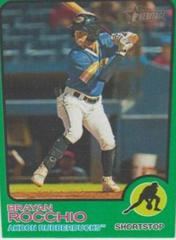 Brayan Rocchio [Green] #4 Baseball Cards 2022 Topps Heritage Minor League Prices