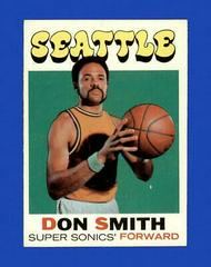 Don Smith #109 Basketball Cards 1971 Topps Prices