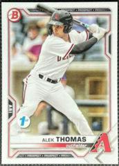 Alek Thomas #BD-105 Baseball Cards 2021 Bowman Draft 1st Edition Prices