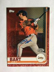 Joey Bart [Autograph Red] #9 Baseball Cards 2019 Topps Pro Debut Prices
