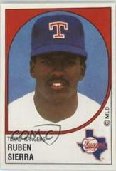 Ruben Sierra #209 Baseball Cards 1988 Panini Stickers Prices
