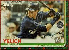 Christian Yelich #HW72 Baseball Cards 2019 Topps Holiday Mega Box Prices