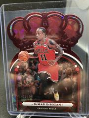 DeMar DeRozan [Crystal Red] #10 Basketball Cards 2022 Panini Crown Royale Prices