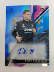 Dejan Kulusevski [Blue] Soccer Cards 2021 Topps Finest UEFA Champions League Autographs Prices