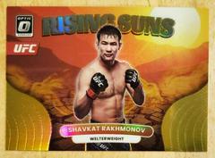 Shavkat Rakhmonov [Gold] #10 Ufc Cards 2023 Panini Donruss Optic UFC Rising Suns Prices