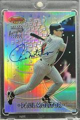 Paul Molitor [Autograph Atomic Refractor] Baseball Cards 1997 Bowman's Best Prices