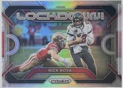 Nick Bosa [Silver] #LD-1 Football Cards 2023 Panini Prizm Lockdown Prices