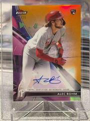 Alec Bohm [Orange Refractor] Baseball Cards 2021 Topps Finest Autographs Prices
