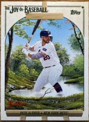 Pete Alonso [Easel] #50 Baseball Cards 2023 Topps X Bob Ross The Joy Of Prices