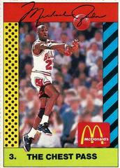 Michael Jordan #3 Basketball Cards 1990 McDonald's Michael Jordan Prices