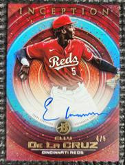 Elly De LA Cruz [Red] #PA-ED Baseball Cards 2022 Bowman Inception Prospect Autographs Prices