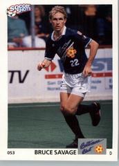 Bruce Savage Soccer Cards 1991 Soccer Shots MSL Prices
