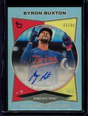 Byron Buxton [Blue] Baseball Cards 2023 Topps Brooklyn Collection Autographs Prices