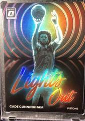 Cade Cunningham [Red Gold Wave] #11 Basketball Cards 2022 Panini Donruss Optic Lights Out Prices
