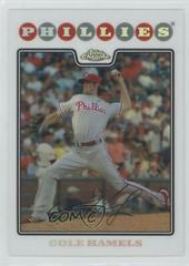 Cole Hamels [Refractor] #10 Baseball Cards 2008 Topps Chrome Prices