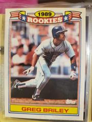 Greg Briley [1989 Rookies] Baseball Cards 1990 Topps Prices