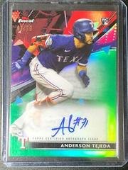 Anderson Tejeda [Green Refractor] #FA-AT Baseball Cards 2021 Topps Finest Autographs Prices