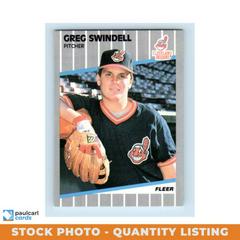 Greg Swindell #413 Baseball Cards 1989 Fleer Prices