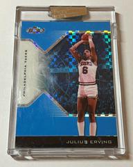 Julius Erving [XFractor Blue] Basketball Cards 2004 Finest Prices