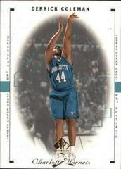 Derrick Coleman Basketball Cards 1998 SP Authentic Prices