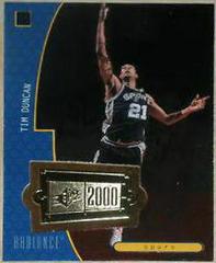 Tim Duncan Basketball Cards 1998 Spx Finite Radiance Prices