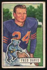 Fred L. Davis Football Cards 1951 Bowman Prices
