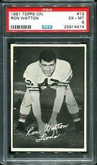 Ron Watton #12 Football Cards 1961 Topps CFL Prices
