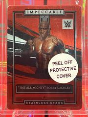 The All Mighty Bobby Lashley [Red] Wrestling Cards 2022 Panini Impeccable WWE Stainless Stars Prices