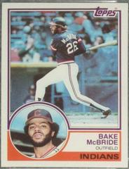 Bake McBride Baseball Cards 1983 Topps Prices