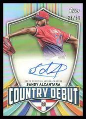 Sandy Alcantara #CDA-SA Baseball Cards 2023 Topps World Classic Country Debut Autographs Prices