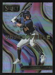 Jackson Chourio [Silver] #SU2 Baseball Cards 2023 Panini Select Unstoppable Prices