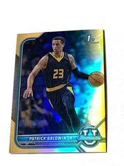 Patrick Baldwin Jr. [Chrome Gold Refractor] #26 Basketball Cards 2021 Bowman University Prices