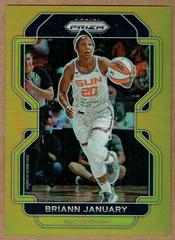 Briann January [Gold] #101 Basketball Cards 2022 Panini Prizm WNBA Prices