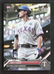 Corey Seager Baseball Cards 2023 Topps Now World Series Champions Prices