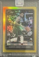 Giannis Antetokounmpo [Gold] Basketball Cards 2021 Panini One and One Prices