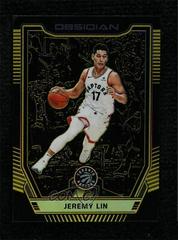 Jeremy Lin [Yellow] Basketball Cards 2018 Panini Obsidian Prices