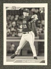 Zac Gallen [Black & White] #75 Baseball Cards 2020 Bowman Heritage Prices