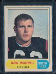 John McDowell Football Cards 1968 O Pee Chee CFL Prices