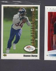 Shannon Sharpe [Gold] Football Cards 2002 Upper Deck Authentics Prices
