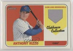 Anthony Rizzo [High Number] Baseball Cards 2018 Topps Heritage Clubhouse Collection Relics Prices