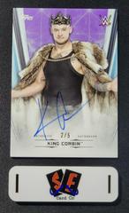 King Corbin [Purple] #A-KC Wrestling Cards 2020 Topps WWE Undisputed Autographs Prices