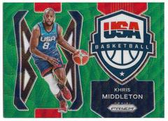 Khris Middleton [Green Wave] Basketball Cards 2021 Panini Prizm USA Prices